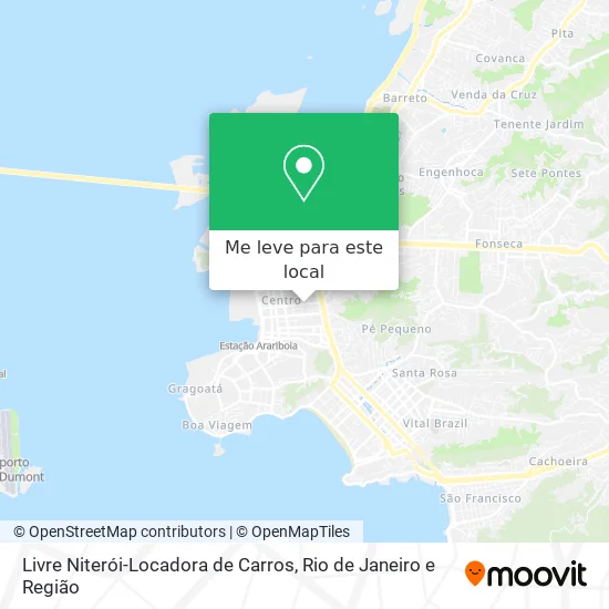 Livre Niterói-Locadora de Carros mapa
