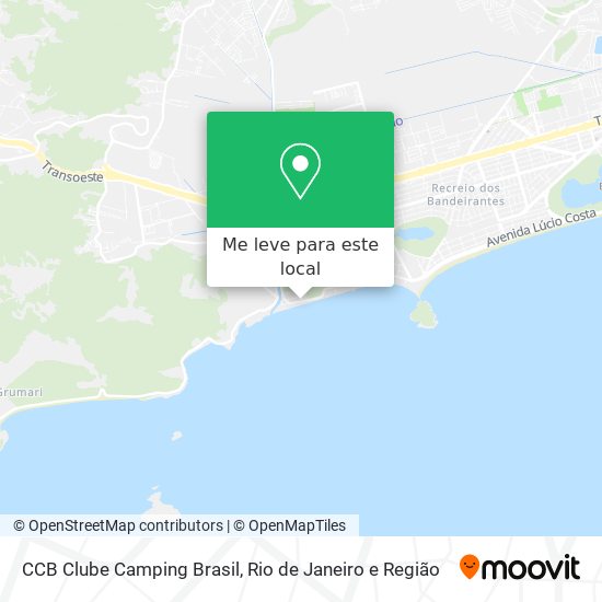 CCB Clube Camping Brasil mapa
