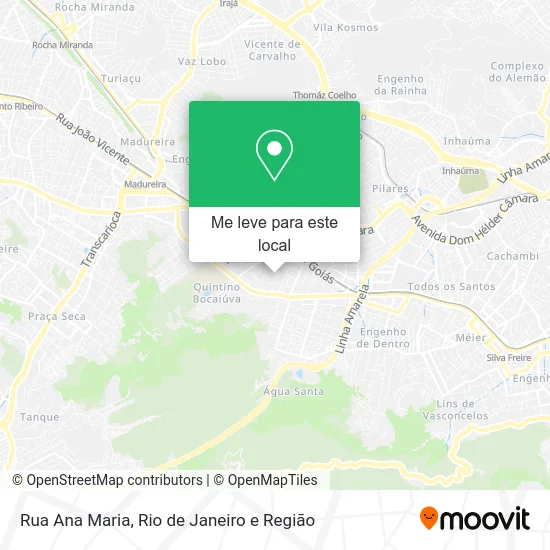 Rua Ana Maria mapa