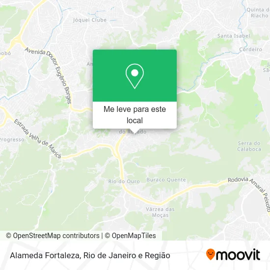 Alameda Fortaleza mapa