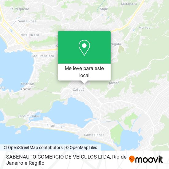 SABENAUTO COMERCIO DE VEÍCULOS LTDA mapa