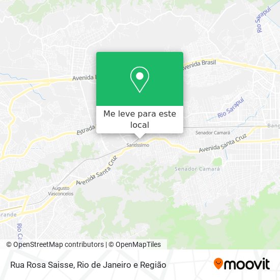 Rua Rosa Saisse mapa