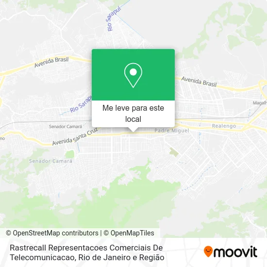 Rastrecall Representacoes Comerciais De Telecomunicacao mapa