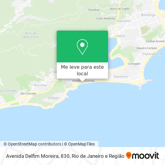 Avenida Delfim Moreira, 830 mapa