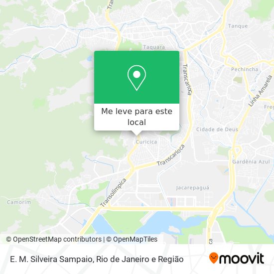 E. M. Silveira Sampaio mapa