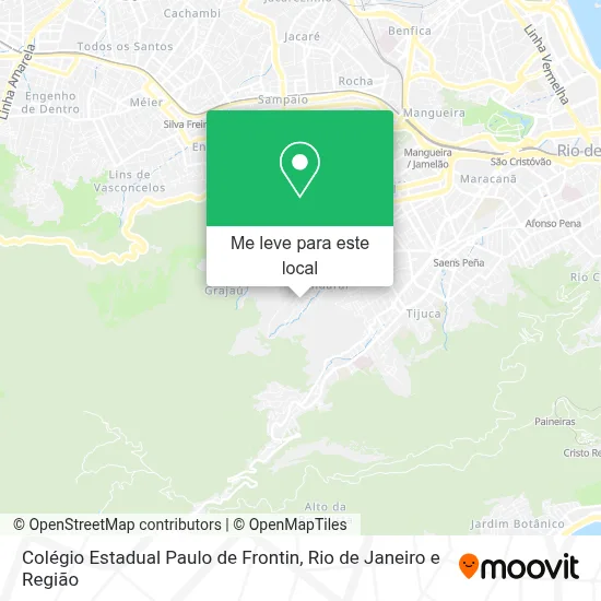 Colégio Estadual Paulo de Frontin mapa