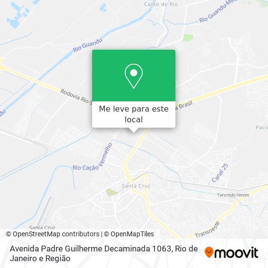 Avenida Padre Guilherme Decaminada 1063 mapa