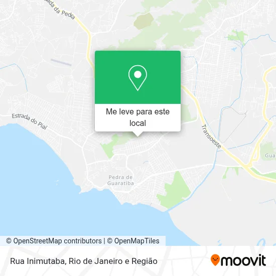 Rua Inimutaba mapa