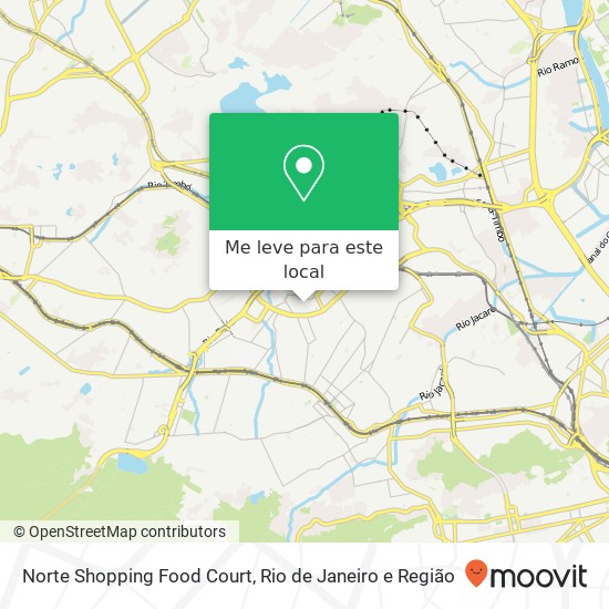 Norte Shopping Food Court mapa
