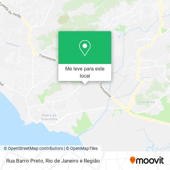 Rua Barro Preto mapa