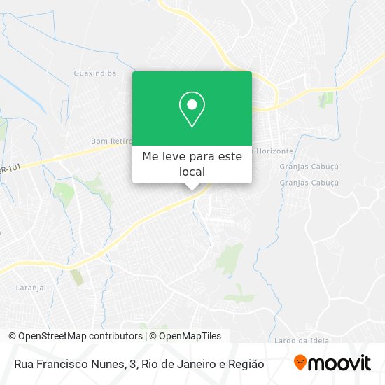 Rua Francisco Nunes, 3 mapa