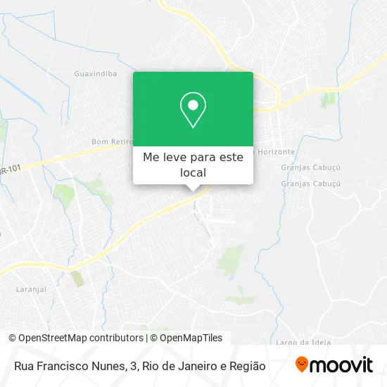 Rua Francisco Nunes, 3 mapa