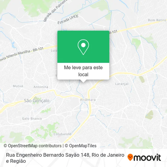 Rua Engenheiro Bernardo Sayão 148 mapa
