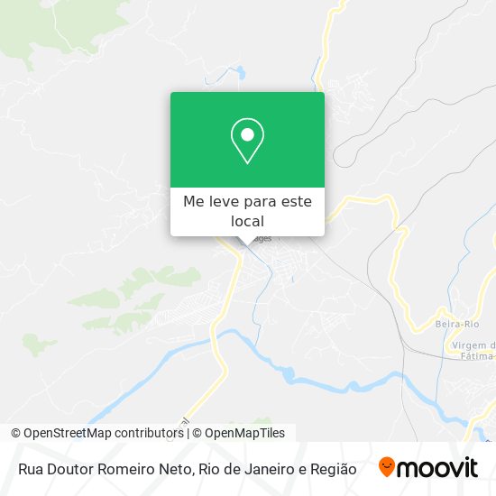 Rua Doutor Romeiro Neto mapa