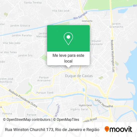 Rua Winston Churchil 173 mapa