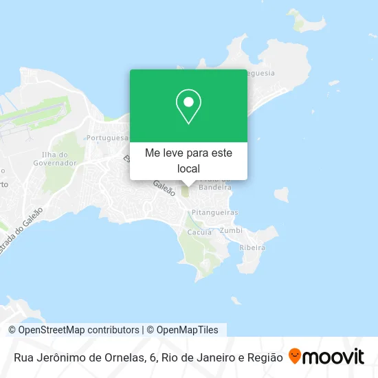 Rua Jerônimo de Ornelas, 6 mapa