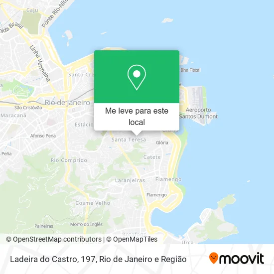 Ladeira do Castro, 197 mapa
