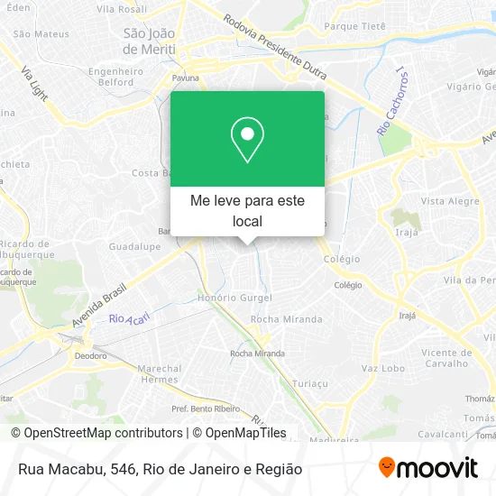 Rua Macabu, 546 mapa