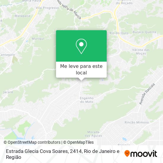 Estrada Glecia Cova Soares, 2414 mapa