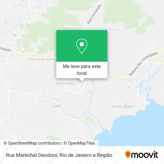 Rua Marechal Deodoro mapa