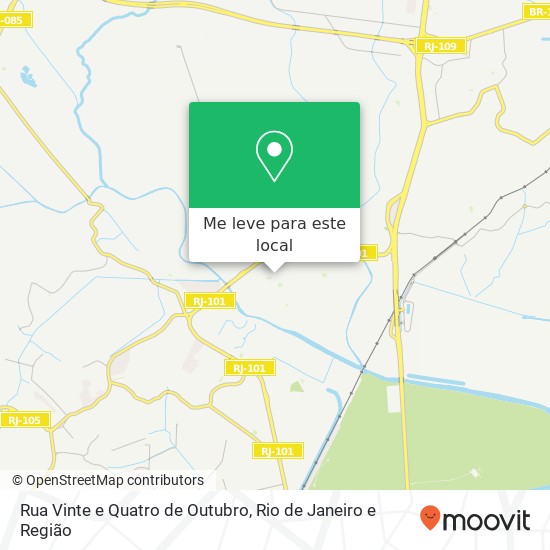 Rua Vinte e Quatro de Outubro mapa