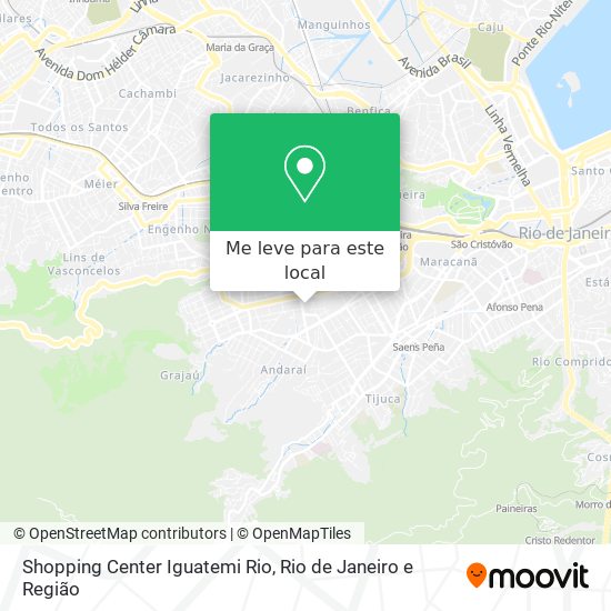 Shopping Center Iguatemi Rio mapa