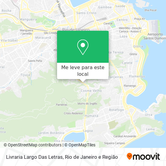 Livraria Largo Das Letras mapa