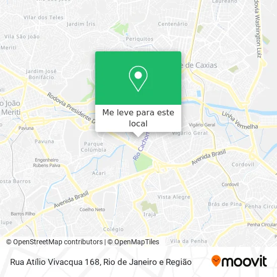 Rua Atílio Vivacqua 168 mapa