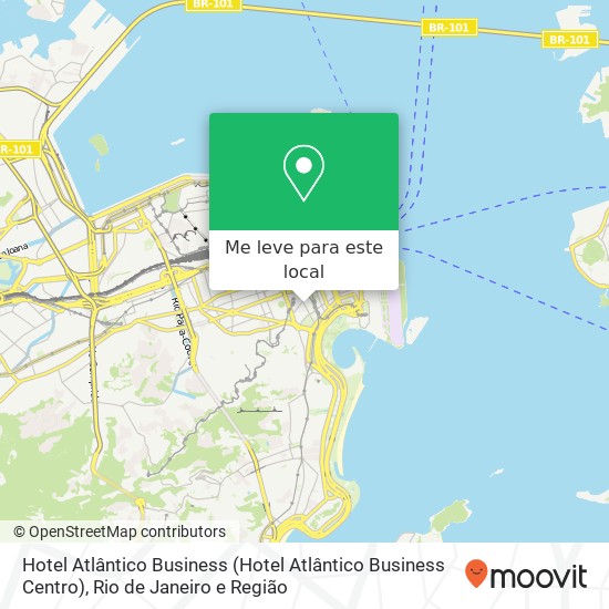 Hotel Atlântico Business mapa