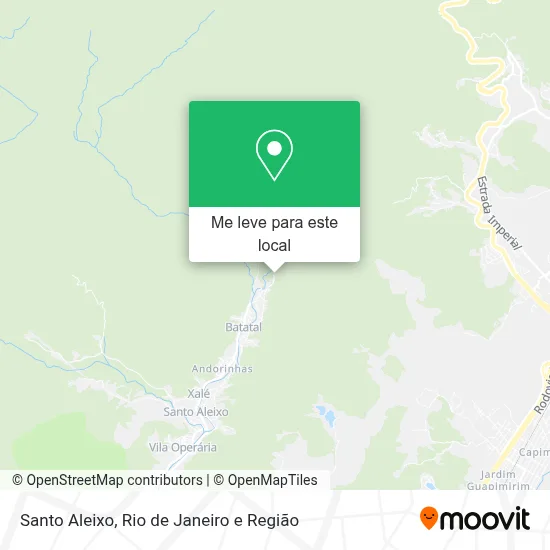 Santo Aleixo mapa