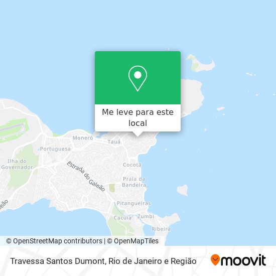 Travessa Santos Dumont mapa