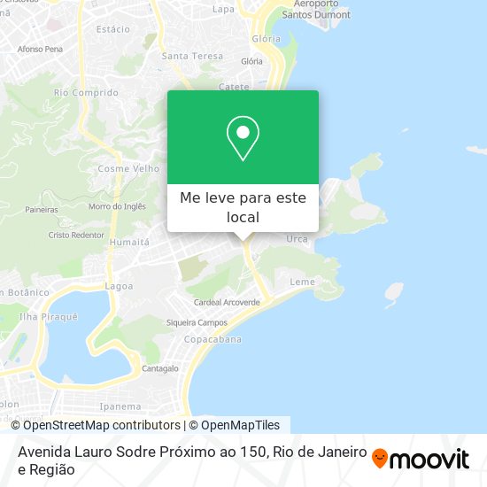 Avenida Lauro Sodre Próximo ao 150 mapa