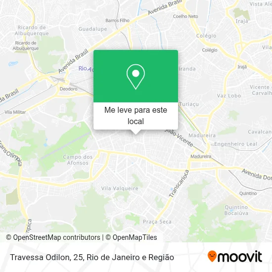 Travessa Odilon, 25 mapa