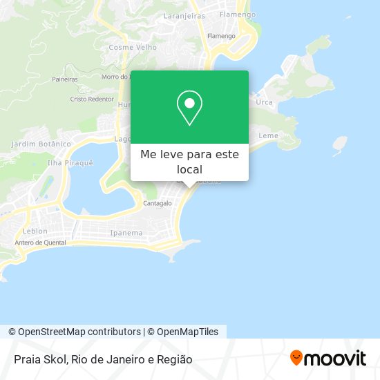 Praia Skol mapa