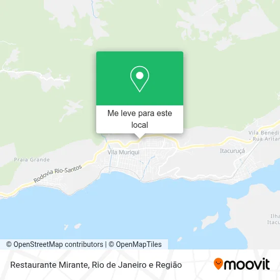 Restaurante Mirante mapa