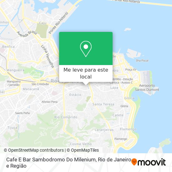 Cafe E Bar Sambodromo Do Milenium mapa