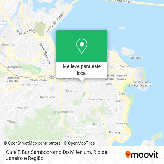 Cafe E Bar Sambodromo Do Milenium mapa
