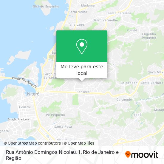 Rua Antônio Domingos Nicolau, 1 mapa