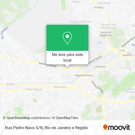 Rua Pedro Nava S/N mapa