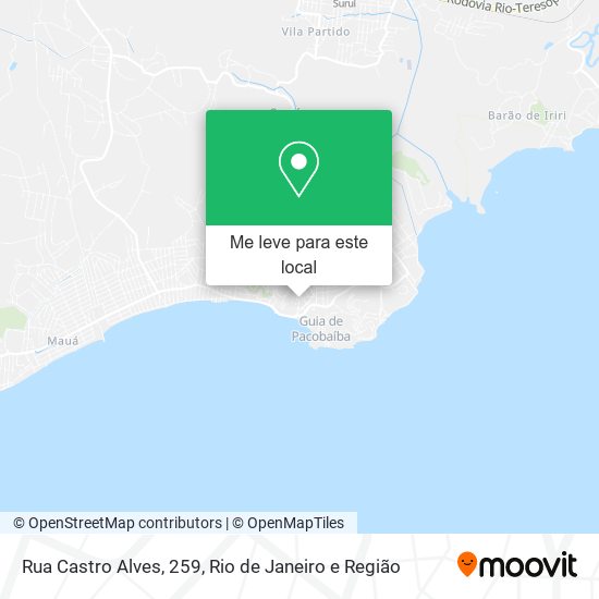 Rua Castro Alves, 259 mapa