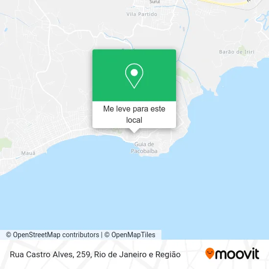 Rua Castro Alves, 259 mapa