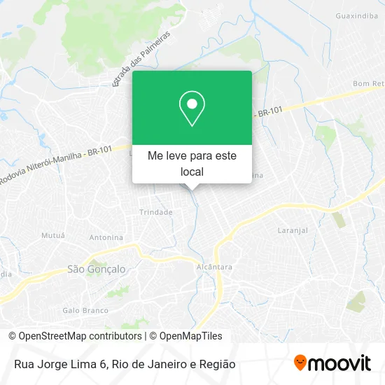 Rua Jorge Lima 6 mapa
