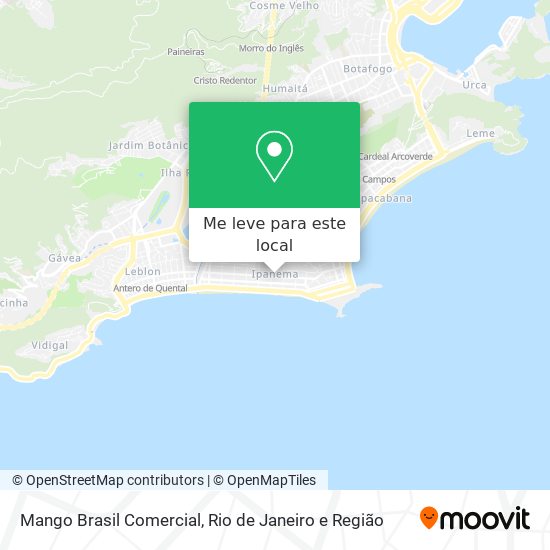 Mango Brasil Comercial mapa