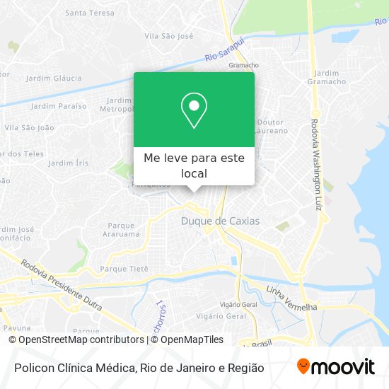 Policon Clínica Médica mapa