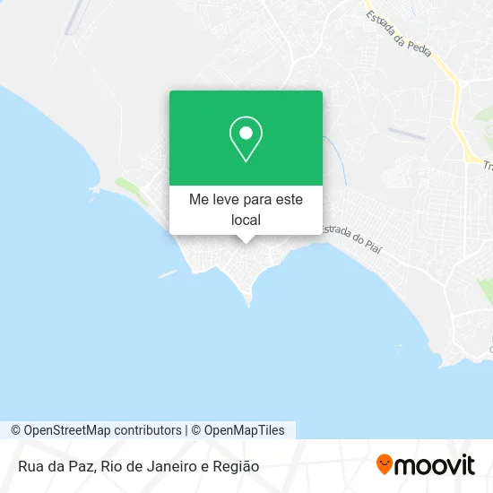 Rua da Paz mapa
