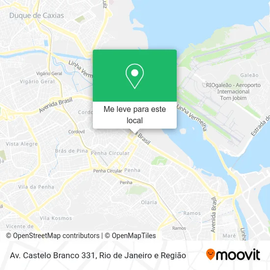 Av. Castelo Branco 331 mapa
