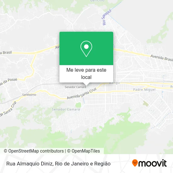 Rua Almaquio Diniz mapa