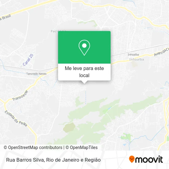 Rua Barros Silva mapa