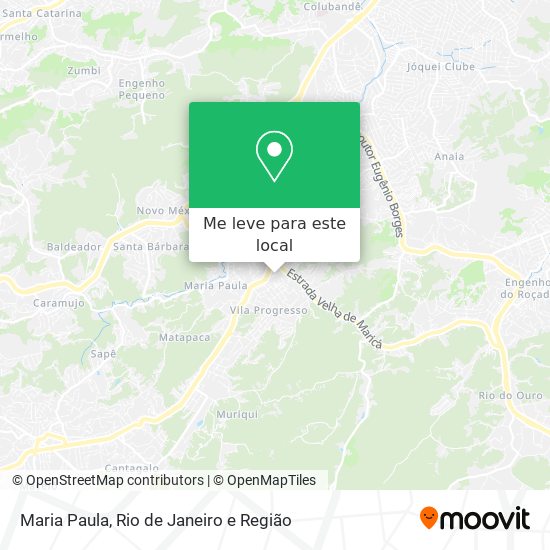Maria Paula mapa