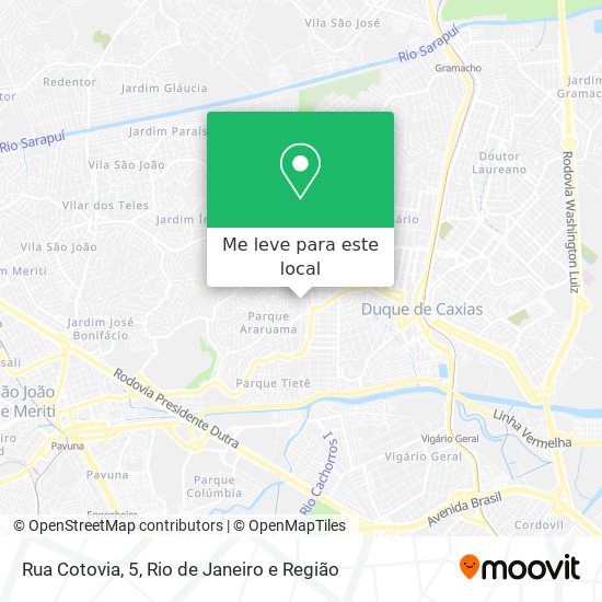 Rua Cotovia, 5 mapa